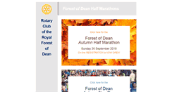 Desktop Screenshot of forestofdean-halfmarathon.co.uk