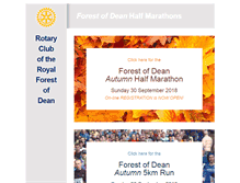 Tablet Screenshot of forestofdean-halfmarathon.co.uk